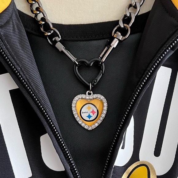 Pittsburgh Steelers Charm and Necklace - Build your own! 🖤💛 - Picture 1 of 11